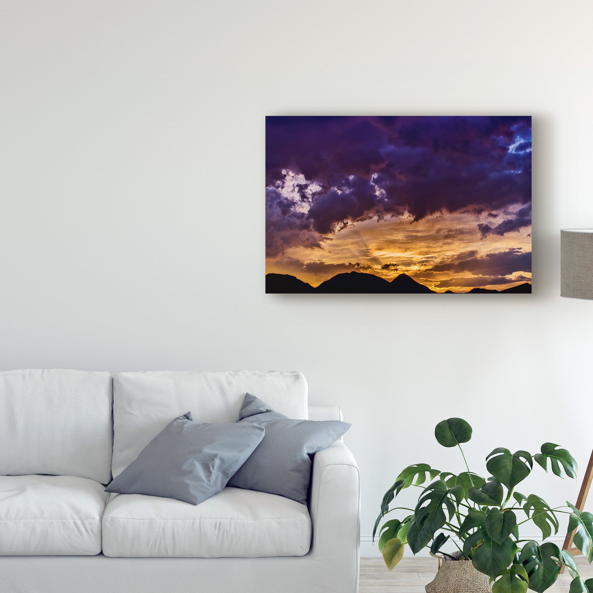 Trademark Fine Art 'Sunrise Clouds' Canvas Art by Pixie Pics