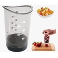 thumbnail image 2 of 2025 Vaso Rebanador de Frutas Mejorado, Cuchilla de Acero Inoxidable Extraíble y Plato Empujador, para Uvas/Fresas/Huevos, Gadget de Cocina para Ensalada/Yogur, 2 of 7
