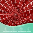 thumbnail image 4 of Spider Web 60 inch Round Tablecloth,Red Cobweb Circle Table Cover Stain Resistance Water Repellent Wrinkle-Free Table Cloth for Home Kitchen Dining Party Patio Indoor Outdoor, 4 of 6
