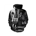 thumbnail image 5 of Sudadera con capucha unisex de estilo hip hop de estilo informal, estilo retro medieval, con estampado 3D de calavera y oración para hombre, 5 of 5