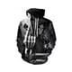 thumbnail image 5 of Sudadera con capucha unisex de estilo hip hop de estilo informal, estilo retro medieval, con estampado 3D de calavera y oración para hombre, 5 of 5