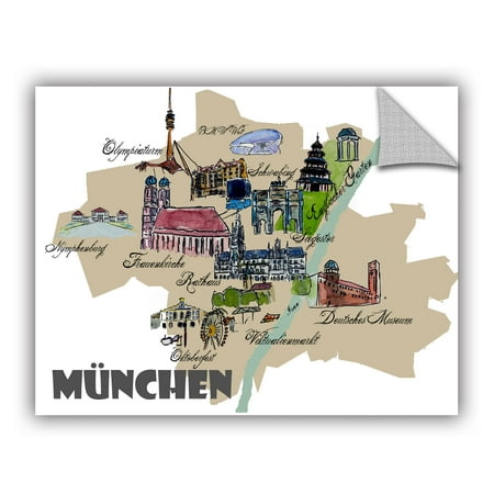 Munich Map Overview Best Of Highlights (Best Marketing Promotional Items)