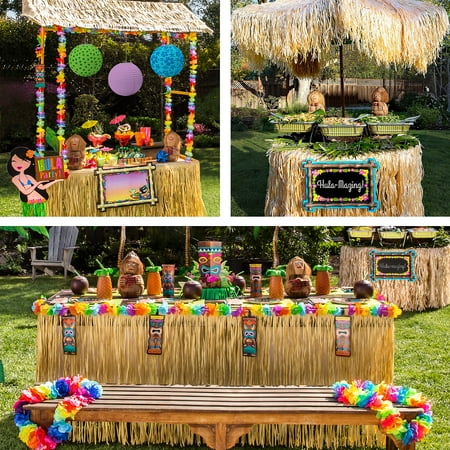 Full Tiki Party Mega Decorations Kit Includes Tiki Bar Decor