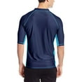 thumbnail image 3 of Kanu Surf Men's Mercury UPF 50+ Rashguard, Navy, X-Large, 3 of 3