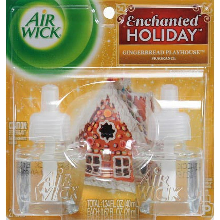 Air Wick Scented Oil Air Freshener, Gingerbread Playhouse, Twin