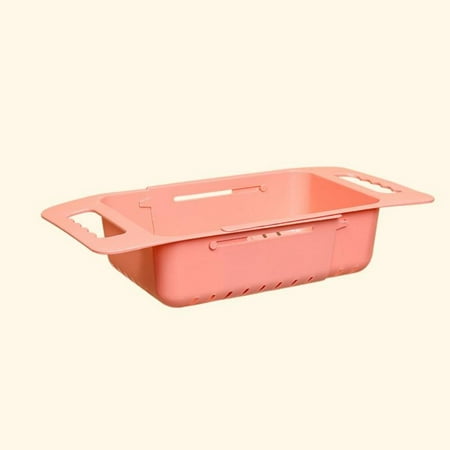 

Kitchen Extension Sink Strainer Drain Vegetable Fruit Drainer Basket Space Saving Laundry Shelf Strain Rack Kitchen Organizer