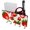 Multicolor 3, variant on PhooArto Key Holder for Wall Decorative with 5 Key Hooks, Cactus Flowers Pattern Holders Wall Mount Organizer with Mail Key Rack, Self Adhesive