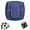 blue, variant on Mini Lychees Coin Purse, Solid Color Coin Purse with Zipper and Key Buckle, Casual Leather Storage Bag for Daily Use (blue)