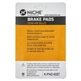 thumbnail image 2 of Niche Front Brake Pad Set for BMW Bandit 1200 Semi-Metallic Motorcycle 519-KPA2449D, 2 of 5