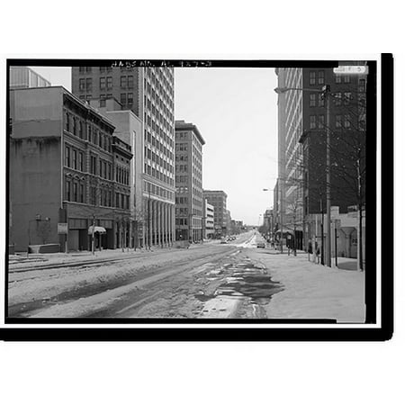 Historic Print, Heaviest Corner on Earth (Commercial), First Avenue, North & Twentieth (20th) Street, Nor, Birmingham, Jefferson County, AL - 3, 18" x 24"