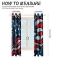 thumbnail image 2 of 4th of July Curtains Aesthetic Envrionmental Friendly Picture, Living Room Bedroom Window Drapes 2 Panel Set, 2 of 5