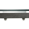 thumbnail image 2 of Caleb Grey Wood Side End Table with Glass Shelf, 2 of 8