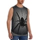 thumbnail image 2 of Balery Black Spiders Camisetas sin mangas para hombre, absorbe la humedad y protege contra el mal olor.-Large, 2 of 7