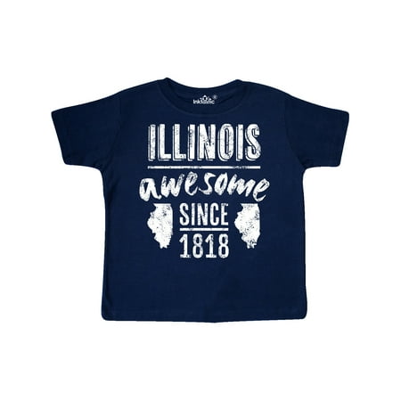 

Inktastic Illinois Awesome Since 1818 Gift Toddler Boy or Toddler Girl T-Shirt