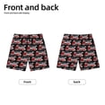 thumbnail image 4 of Rocae Fire and Rescue Truck for Teen Beach Trunks Boys Swim Trunks with Compression Liner Quick Dry Board ShortsLarge, 4 of 9