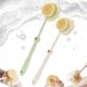 thumbnail image 1 of Cepillo para el cuerpo de la ducha de dos caras, 2 en 1, cepillo para el cuerpo de la ducha con mango largo y esponja de malla suave para mujeres, cepillo exfoliante para la piel, cepillo de masaje pa, 1 of 6