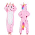 thumbnail image 1 of Pijama de franela de unicornio para niños, ropa de Cosplay para fiesta de Navidad, Kigurumi, Panda, Licorne, Stitch, 1 of 4