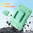 thumbnail image 5 of Allytechgrou Rugged Case for Apple Air 11 Inch M3 M2 2025 2024, Heavy Duty Shockproof Kickstand Handle Design with Shoulder Strap Kids Friendly Drop Protection Case for iPad Air 11", Mintgreen, 5 of 5