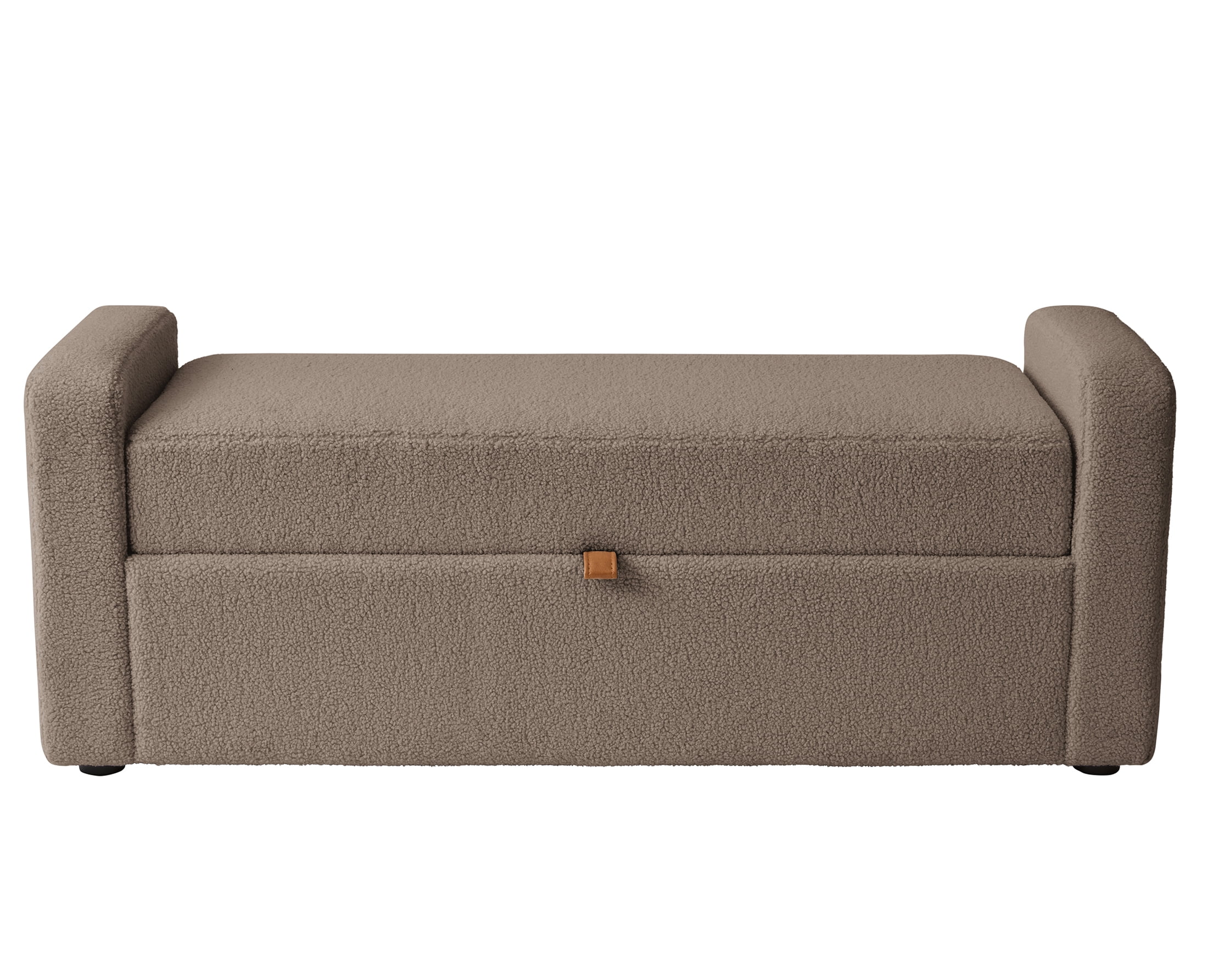 Better Homes & Gardens Springwood 55.12" Storage Bench, Truffle Brown
