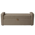 thumbnail image 4 of Better Homes & Gardens Springwood 55.12" Storage Bench, Truffle Brown, 4 of 10
