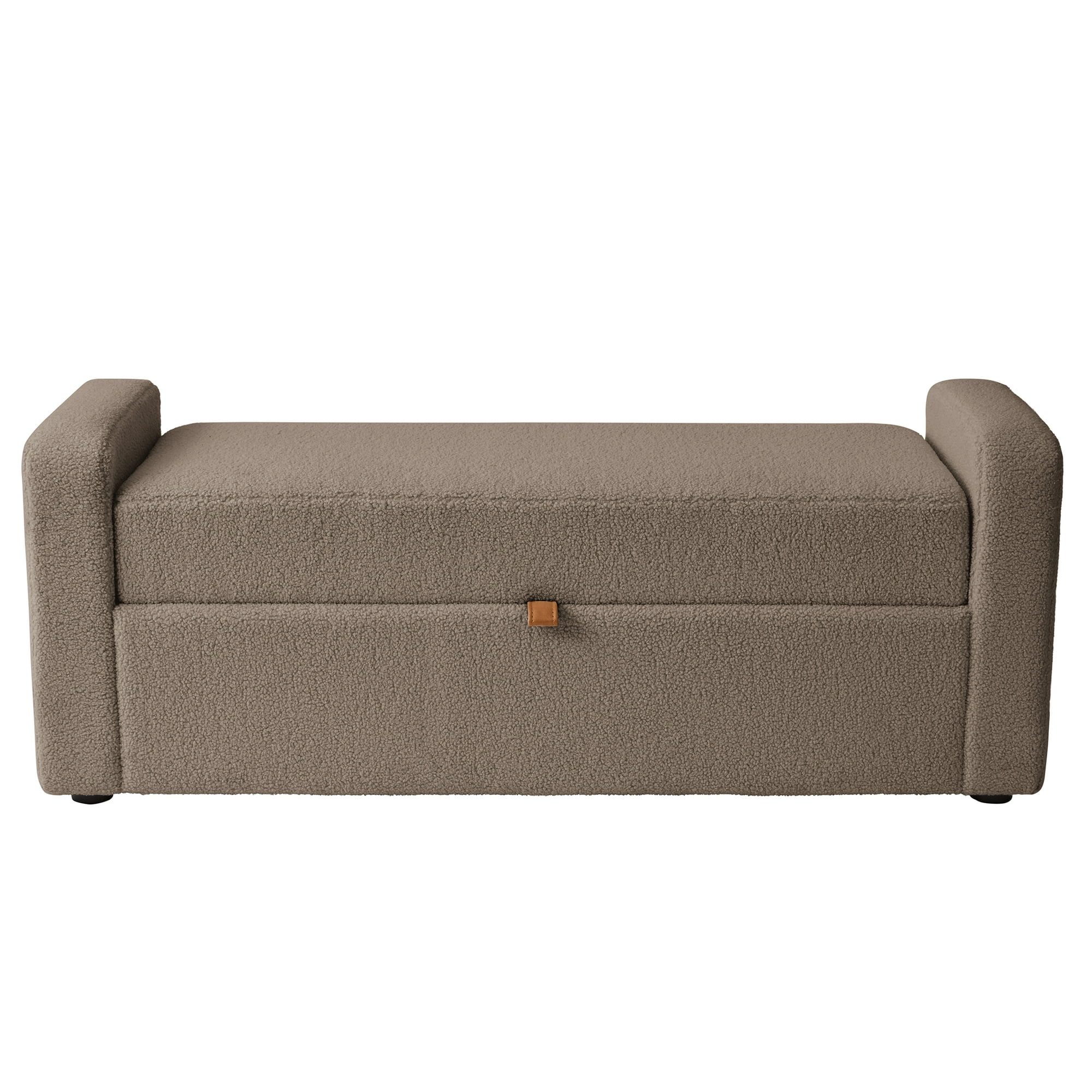 Better Homes & Gardens Springwood 55.12" Storage Bench, Truffle Brown