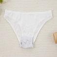 thumbnail image 2 of WULMLEO 100% Mulberry Woman Silk Panties, 19 Momme Pure Silk Briefs Lady's Sexy Underpants Healthy Bikini White S, 2 of 3