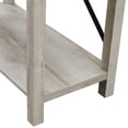 thumbnail image 4 of Pemberly Row 64" Metal X Bookcase in White Oak, 4 of 4