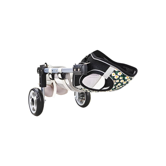 Walking Dog Cart For Disabled Pet Adjustable Dog Two Wheel Wheelchair Lightweight Mobility Aid Pet Support