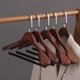 thumbnail image 3 of Woman Colgador de traje de 3 uds., colgador de madera de alta calidad sin rastro para el dormitorio del hogar, 3 of 5