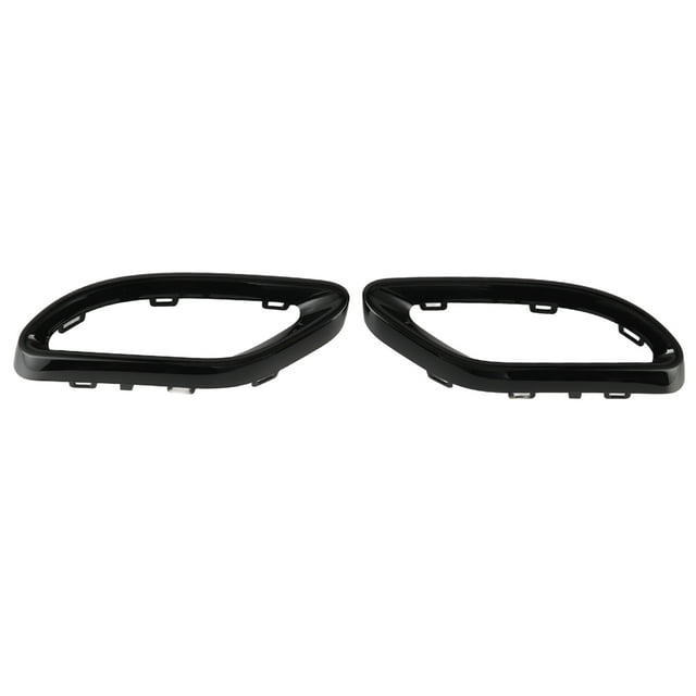 Exhaust Tip Cover Trims,Gloss Black Exhaust Tip Rear Exhaust Pipe Cover Rear Pipe Guard Proven Performance