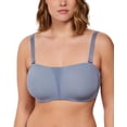 thumbnail image 4 of Sujetador sin tirantes HSIA para mujer con busto grande, cobertura total, color azul, 4 of 7