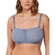 thumbnail image 4 of Sujetador sin tirantes HSIA Fiery Smoke Blue, cobertura total, busto grande, 4 of 7