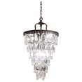 thumbnail image 2 of JL Styles Inc Tiffany 4-light Oil Rubbed Bronze Crystal Pendant Chandelier, 2 of 6