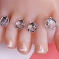 thumbnail image 3 of Baohd 8pcs/set Flower Waterdrop Bead Toe Separators Silicone Toes Divider Manicure Pedicure Feet Spacers, 3 of 8