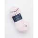 thumbnail image 2 of Calcetines Tommy Hilfiger para mujer, paquete de 6, bandera deportiva, logotipo rosa, 2 of 6