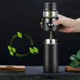 thumbnail image 4 of Botella termo con separación de agua del té, colador de té de acero inoxidable, termo con infusor, termo con filtro de té, dos cubiertas, 4 of 5