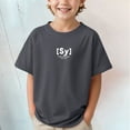 thumbnail image 4 of NIEWTR Boys Solid Color Short Sleeve T-Shirts Slim-fit Casual Crewneck Tees Breathable Summer Tops 5-14 Years(Dark Gray,9-10 Years), 4 of 9