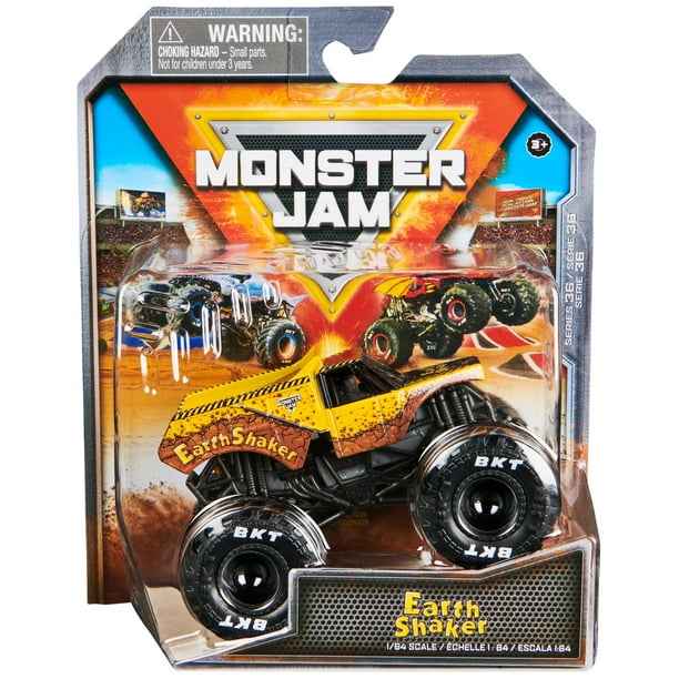 Toy Monster Truck Monster Jam Earth Shaker fundido a presión 1:64