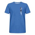 thumbnail image 3 of Tops para hombre, blusas y camisas de cuello redondo y manga corta para hombre, blusas casuales de cuello redondo con estampado de moda para hombre, blusas de cuello redondo y manga corta, camisas par, 3 of 5