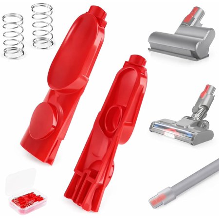 2Pack Dy-son cuum Cleaner Head Clip Latch Replacement V7V8V10 V11V15 | Spring-loaded secure latching,fits extension wands illumination tools,precise snug fit, quick effortless replacement
