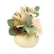 thumbnail image 3 of Fiudx Decoración de Calabaza de Halloween, Diseño de Flores de Espuma, Decoración Ligera y Bonita para El Hogar, Perfecta para Fiestas, Regalos de Otoño, Color Blanco y Naranja, Tamaño 22 X 20 X 13 C, 3 of 7