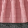 thumbnail image 5 of Fesfesfes Fashion Dress for Kids Girls and Children Solid Color Long Sleeved Dresses for Relaxed and Stylish Wear 8-13 Years(Pink,8 Years), 5 of 9