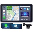thumbnail image 1 of Carplay for Apple Portable Car Screen: Easy Setup 7 Inch Android Auto - Wireless Car Play Touchscreen with GPS Navigation,Bluetooth, FM,Mirror Link,Siri, 1 of 8