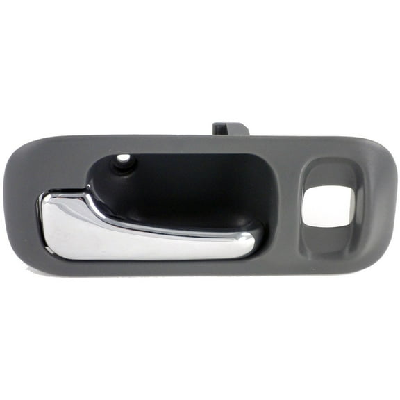 Dorman 82214 Rear Driver Side Interior Door Handle for Specific Honda Models, Chrome Lever; Gray Housing