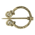 thumbnail image 3 of Retro Classy Penannular Spiral Brooch Amulet  Scarf Shawl Pin Antique Copper 4, 3 of 6