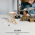 thumbnail image 3 of Creative Science Toy for Kids Wood Hydraulic Lift Model Assembly Puzzle Toy 1 Set Assorted Color, 3 of 9