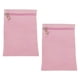 thumbnail image 4 of 2 piezas de bolsillo cosido con cremallera, billetera pequeña invisible, ligera, para almacenamiento móvil Rosa, 4 of 9