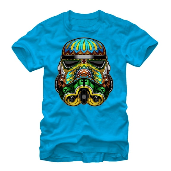 Men's Star Wars Storm Trooper Art Graphic Tee Turquoise X Large