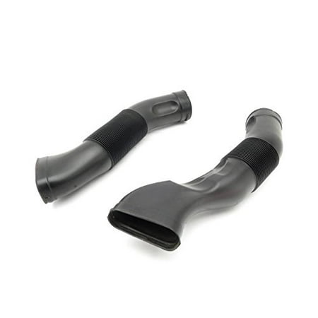 - 2003-2006 Mercedes E500 Air Cleaner Air Intake Inlet Hose Pair 1130942282, 1130942182 OEM