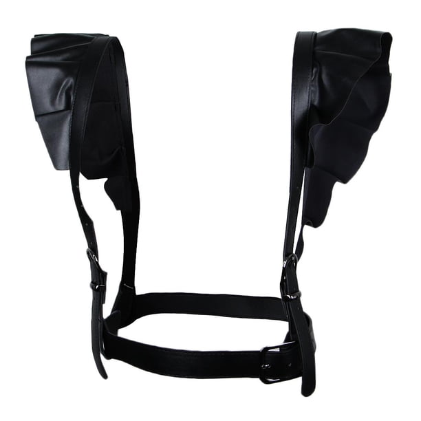Mujeres de material cuero Occidental Liga De Correa De Correa De Correa Corsé Pecho 02 BLESIY Tassel Suspenders Cinturón de cintura